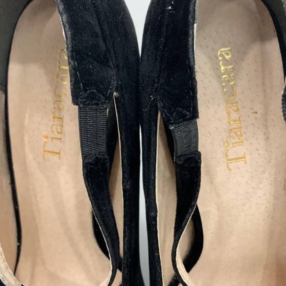 Black suede platform heels - Picture 5 of 5